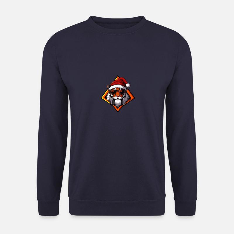 Tiger Weihnachten Cool - Unisex Pullover - Navy