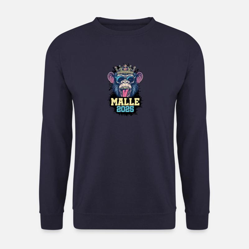 Malle 2025 Monkey - Unisex Sweatshirt - navy