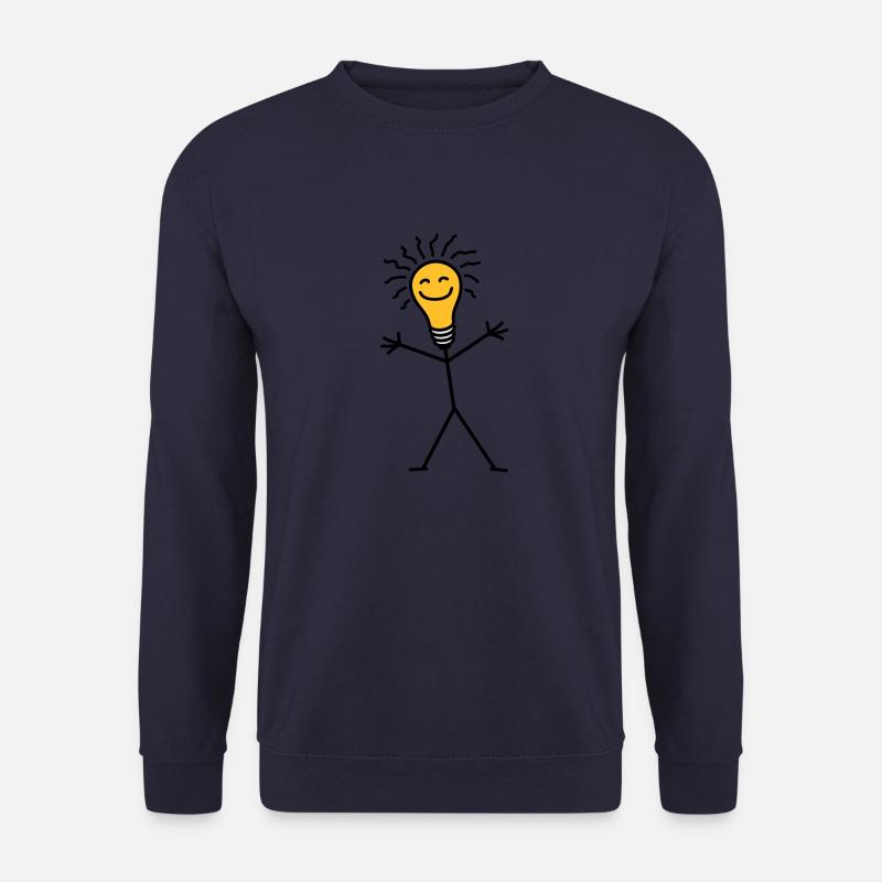 Light Bulb - Unisex Sweatshirt - navy
