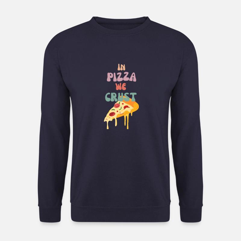 In Pizza krusten wir - Unisex Pullover - Navy