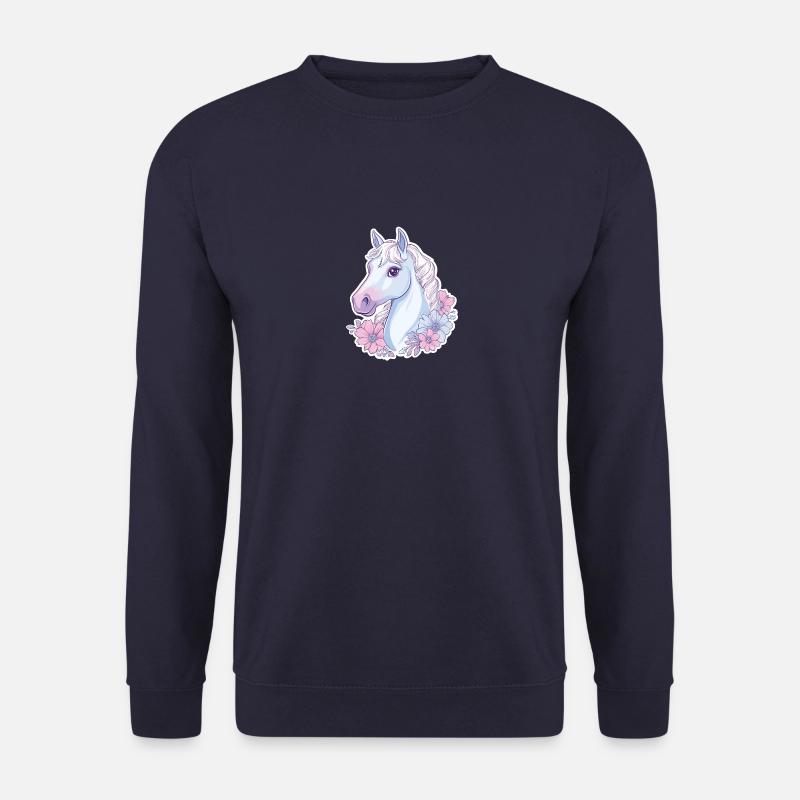Pferd Kinder - Unisex Pullover - Navy