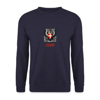 Vienna - Unisex Pullover - Navy - Vorne - Alina (178cm) & Michal (187cm)