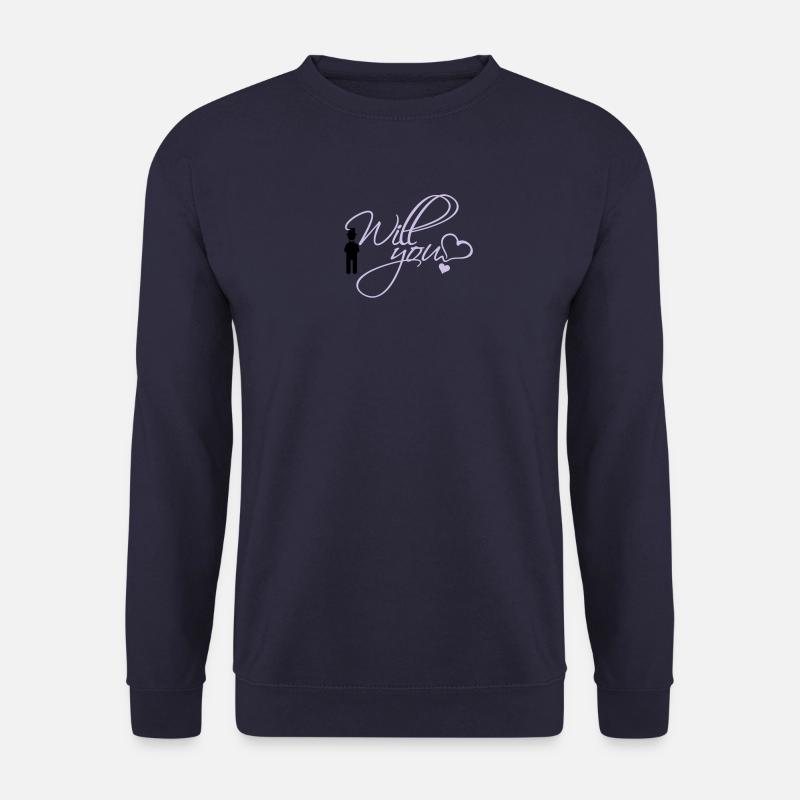 Bräutigam / groom (1c) - Unisex Pullover - Navy