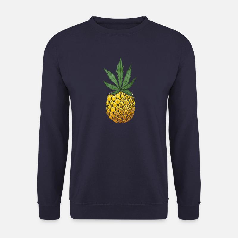 420 Ananas Hanf Frucht - Unisex Pullover - Navy