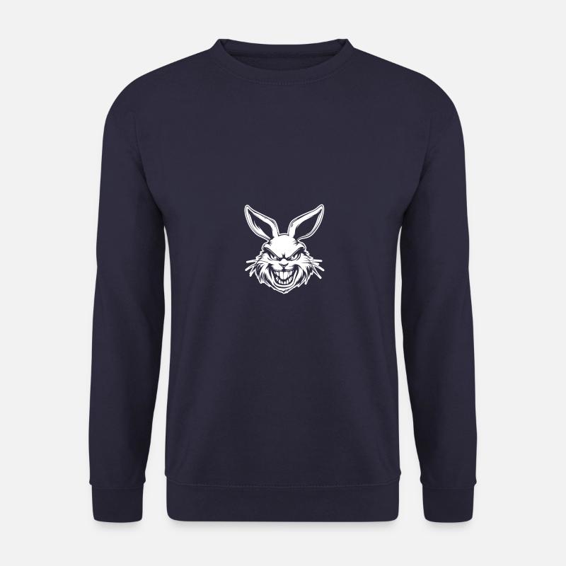 Hase Kopf - Unisex Pullover - Navy