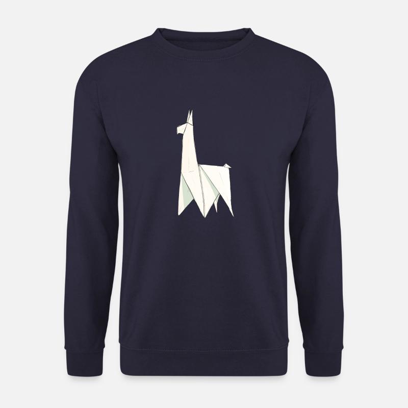 Origami Alpaka - Unisex Pullover - Navy