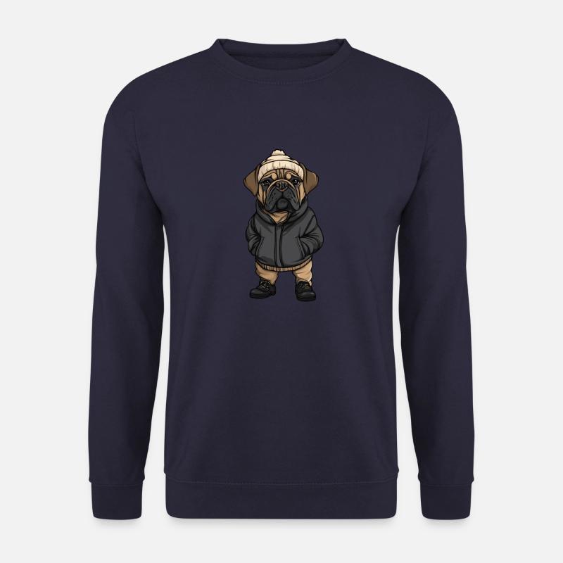 Bullmastiff Hund Stylisch - Unisex Pullover - Navy