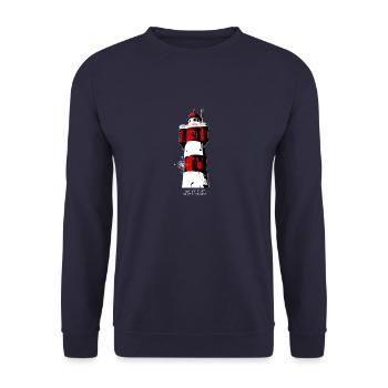 Phare Roter Sand2 - Sweat-shirt Unisexe - marine - Devant - Alina (178cm) & Michal (187cm)