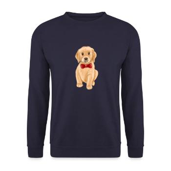 Puppy - Sweat-shirt Unisexe - marine - Devant - Alina (178cm) & Michal (187cm)
