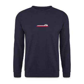 Frachter, 2fb - Unisex Pullover - Navy - Vorne - Alina (178cm) & Michal (187cm)