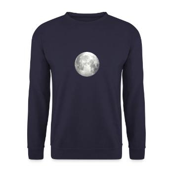 Mond klein - Unisex Sweatshirt - navy - Front - Alina (178cm) & Michal (187cm)