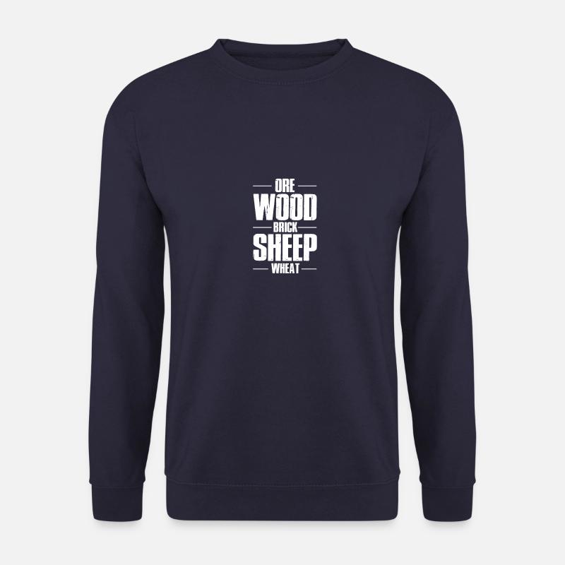 Brettspiel Brettspiel Brettspiel Siedler Schafe - Unisex Pullover - Navy