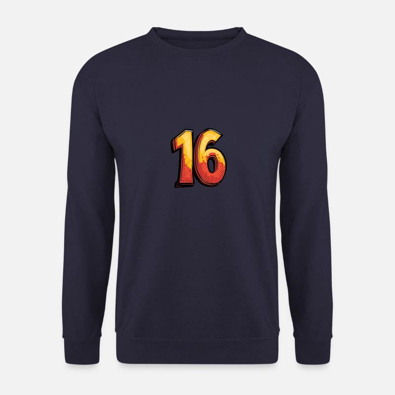 16 Number Comic - Unisex Sweatshirt - navy