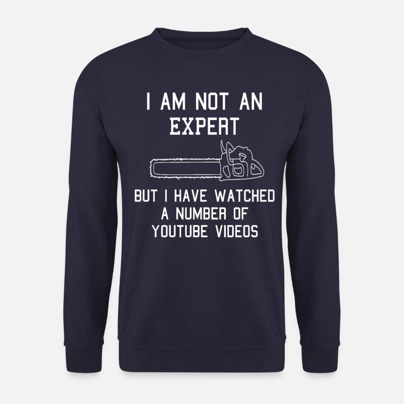 Saw craftsman saying funny - Unisex Sweatshirt - navy