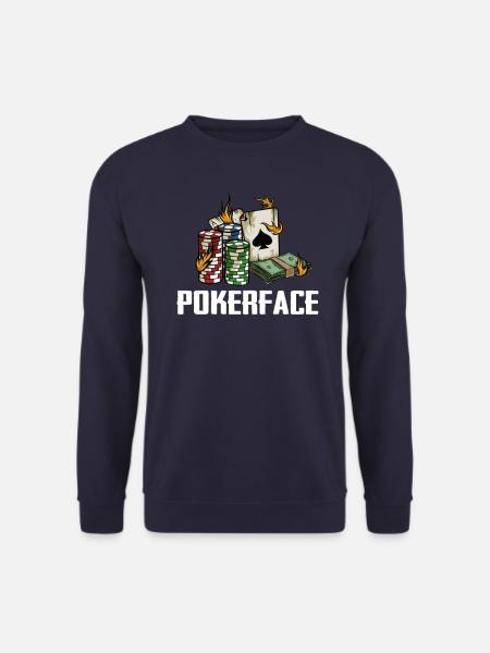 Poker Face Poker Poker - Unisex Sweatshirt - navy