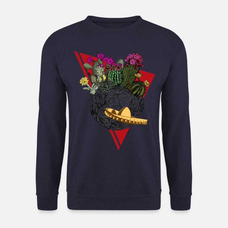 Planète de cactus en couleur - Sweat-shirt Unisexe - marine