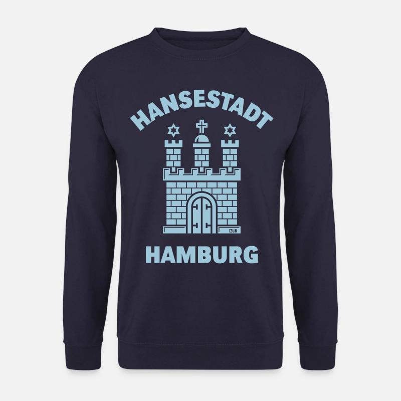 Hansestadt Hamburg – Wappen - Unisex Pullover - Navy
