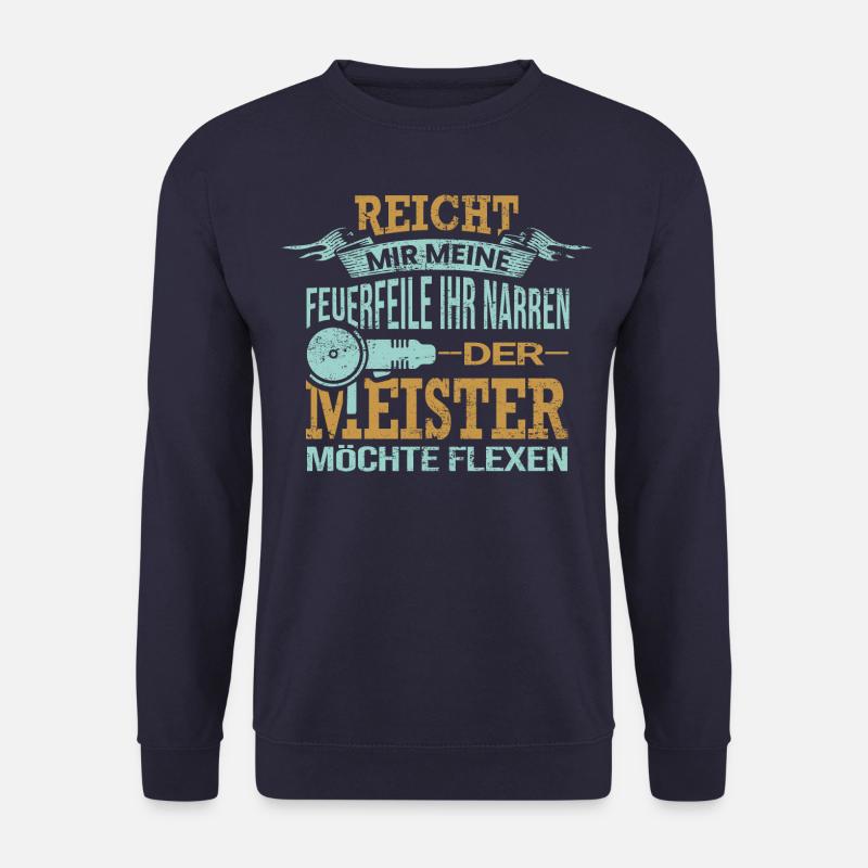 Pflasterer Spruch Geschenk - Unisex Pullover - Navy