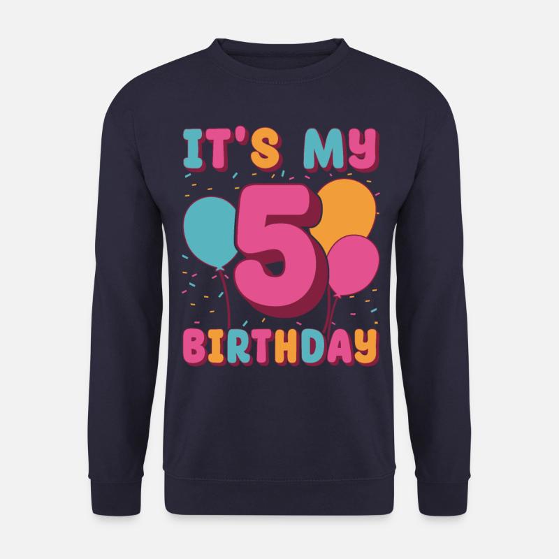 C’est mon 5e anniversaire - Sweat-shirt Unisexe - marine