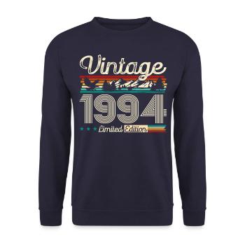 30ème Anniversaire Légende Millésime 1994 Millésime 1994 - Sweat-shirt Unisexe - marine - Devant - Alina (178cm) & Michal (187cm)