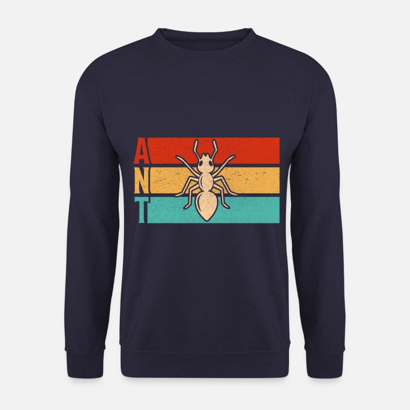 Ant Retro - Unisex Pullover - Navy