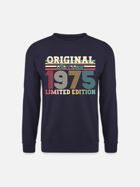 Original 1975 Jahrgang 1975 Geburtstag 1975 - Unisex Pullover - Navy