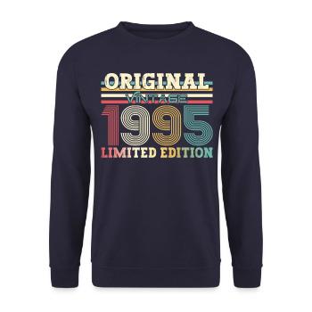 Original 1995 Millésime 1995 29e anniversaire 1995 - Sweat-shirt Unisexe - marine - Devant - Alina (178cm) & Michal (187cm)