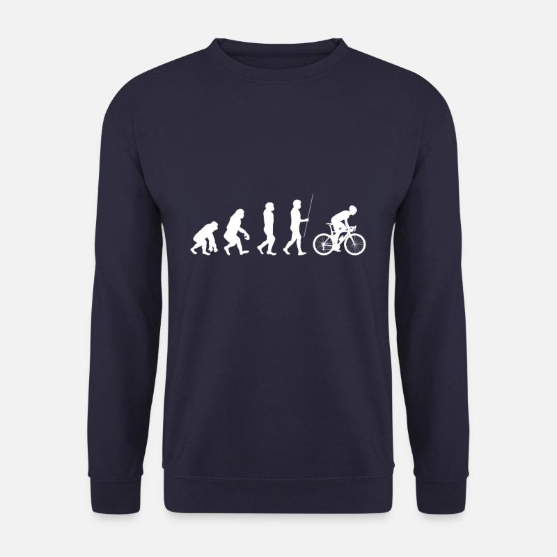 Evolution Radfahren Rennrad Alpen Bergtour - Unisex Pullover - Navy
