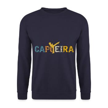Capoeira - Unisex Sweatshirt - navy - Front - Alina (178cm) & Michal (187cm)