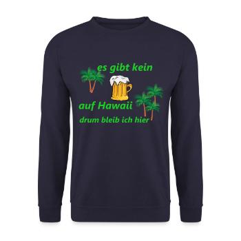 Vatertag,Männertag,Himmelfahrt,Sauftour,Bier,Party - Unisex Pullover - Navy - Vorne - Alina (178cm) & Michal (187cm)