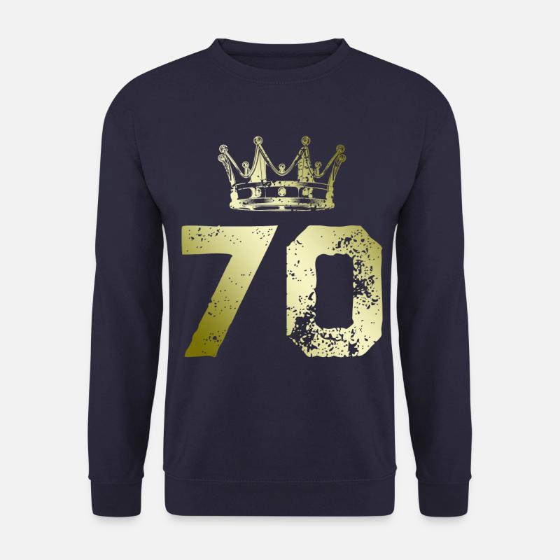 70 Couronne de numéros - Sweat-shirt Unisexe - marine