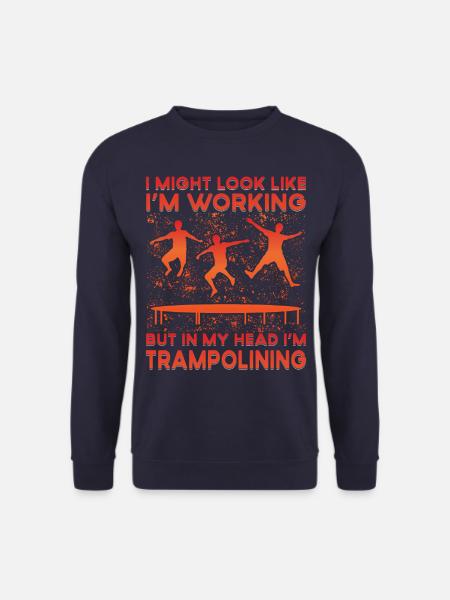 Trampoline - Sweat-shirt Unisexe - marine