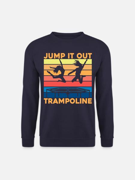 Herausspringen Trampolin - Unisex Pullover - Navy