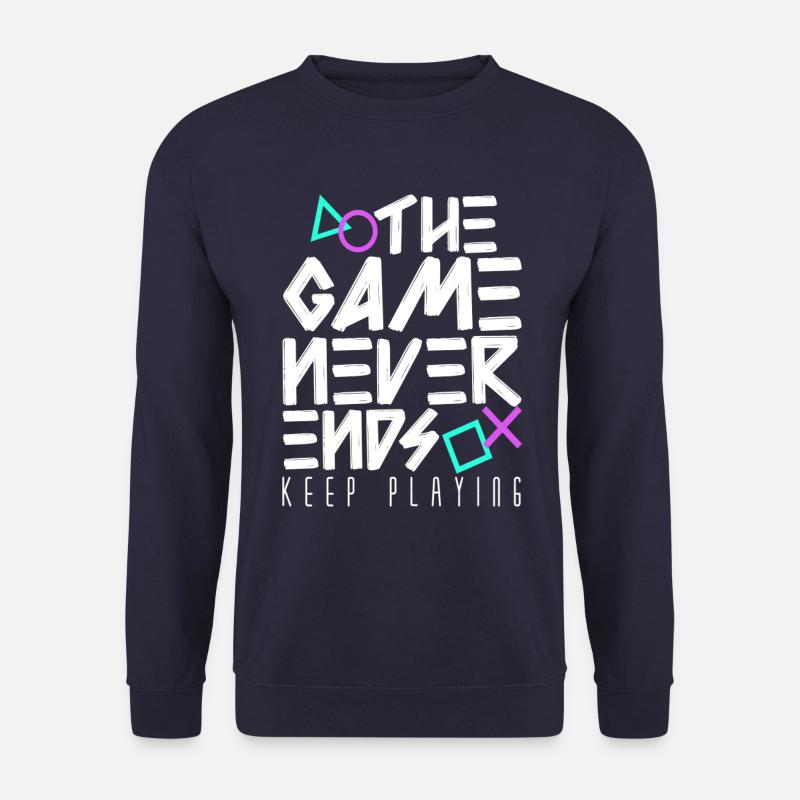 Gaming - Gamer- Computerspiele - Unisex Pullover - Navy
