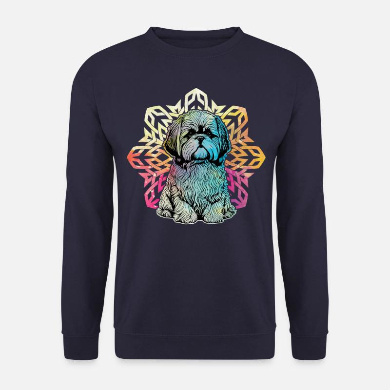 Shih Tzu - Unisex Pullover - Navy