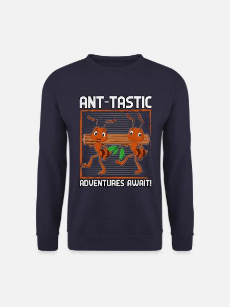Ant-tastic adventures await - Unisex Sweatshirt - navy