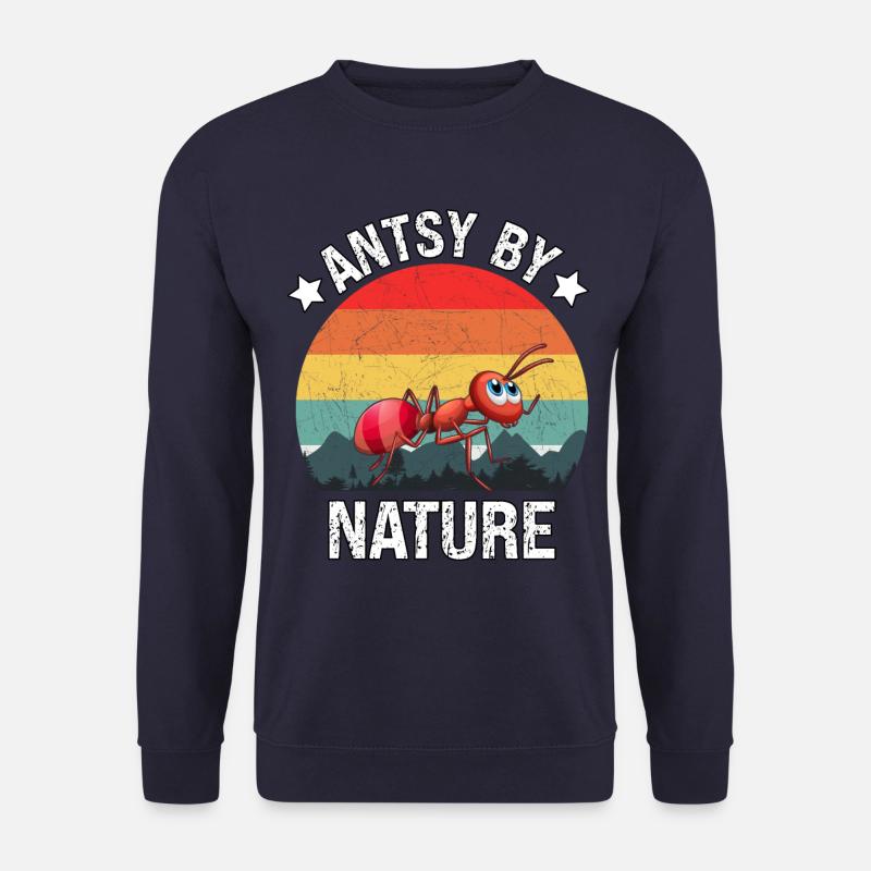 Antsy by Nature - Unisex Pullover - Navy