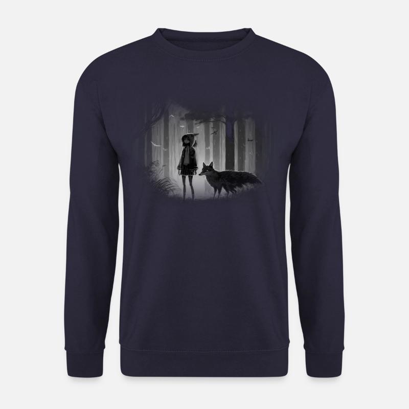 Wolf - Unisex Pullover - Navy