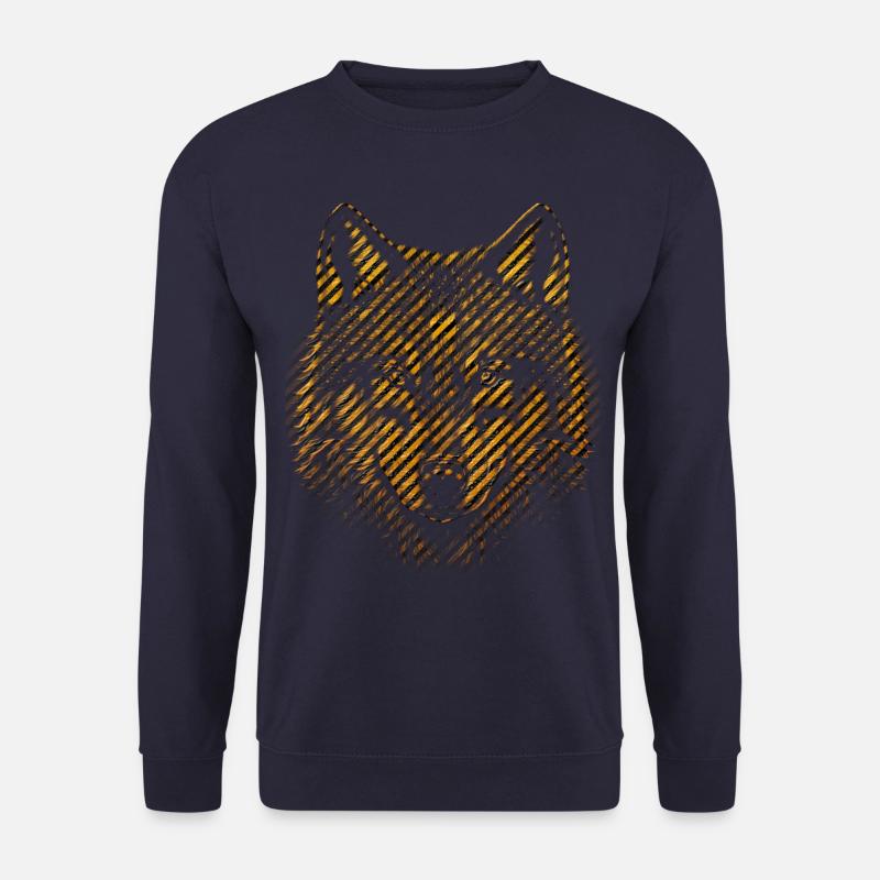 Wolf - Unisex Sweatshirt - navy