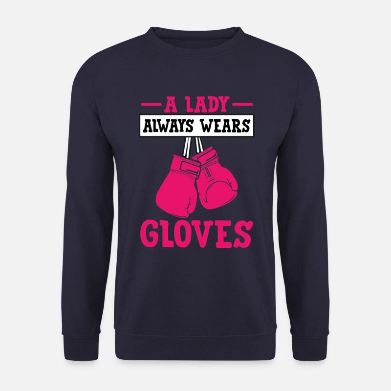 A Lady Always Wears Gloves - Unisex Sweatshirt - navy
