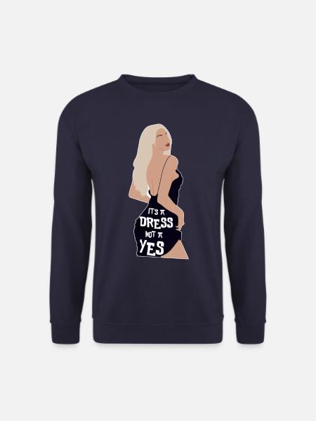 Es ist ein Kleid, kein Ja - Unisex Pullover - Navy