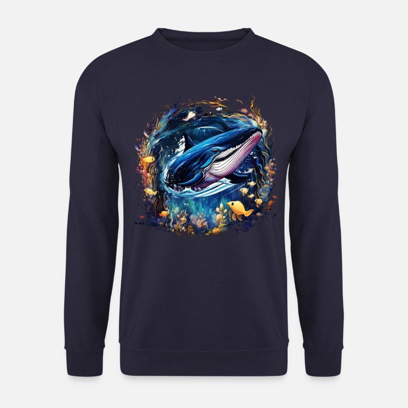 Blauwal - Unisex Pullover - Navy