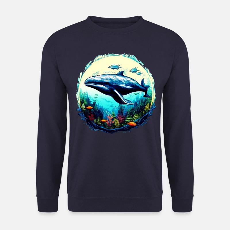 Blauwal - Unisex Pullover - Navy