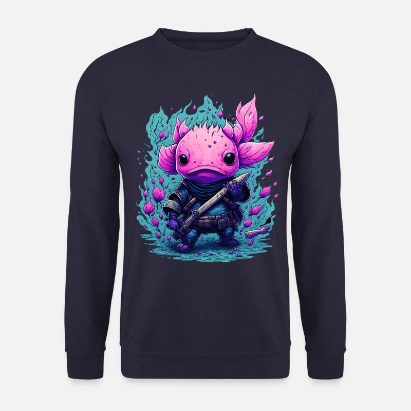 Axolotl - Unisex Pullover - Navy