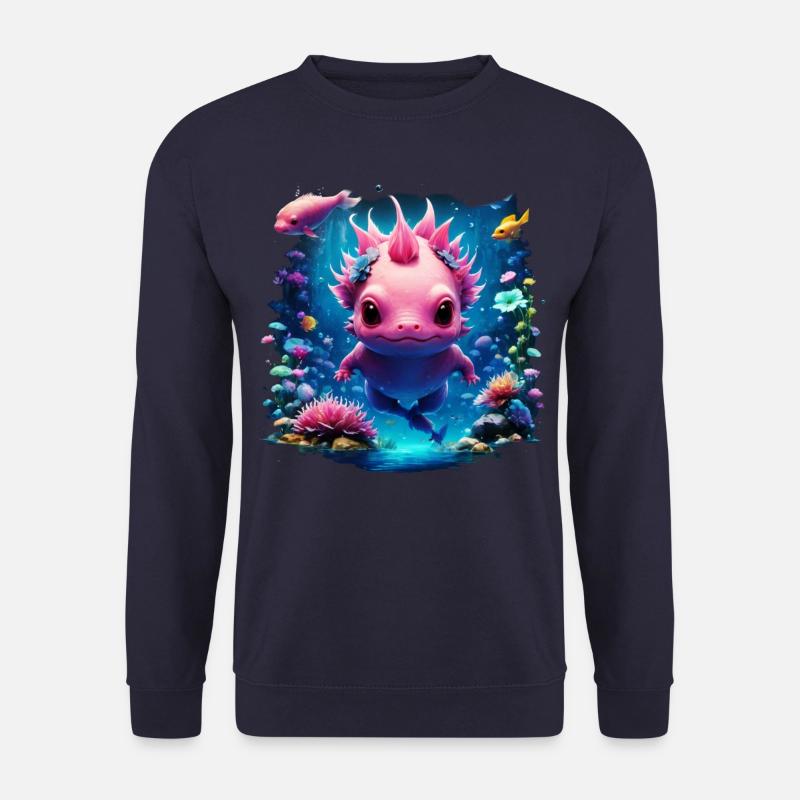 Axolotl - Unisex Sweatshirt - navy