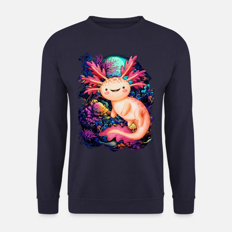 Axolotl - Unisex Pullover - Navy