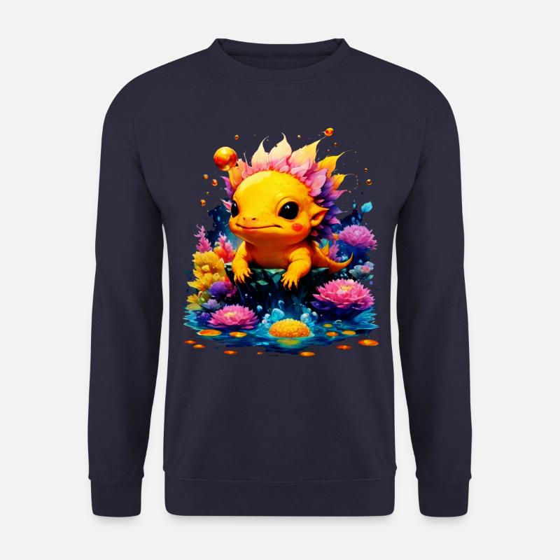 Axolotl - Unisex Pullover - Navy