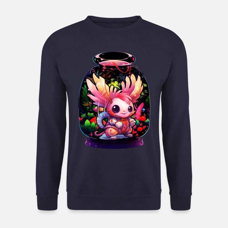 Axolotl - Unisex Pullover - Navy