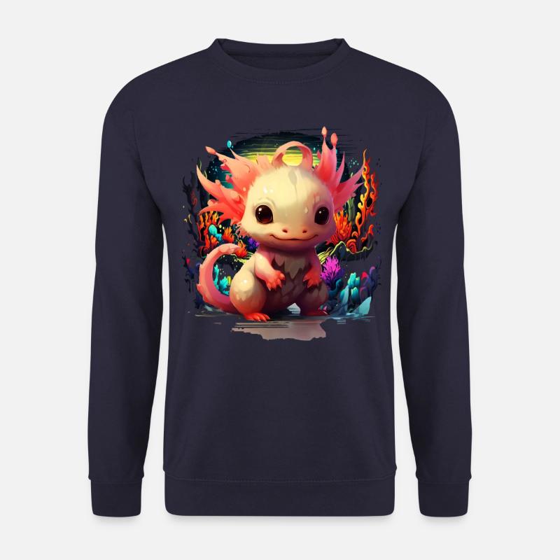 Axolotl - Unisex Pullover - Navy