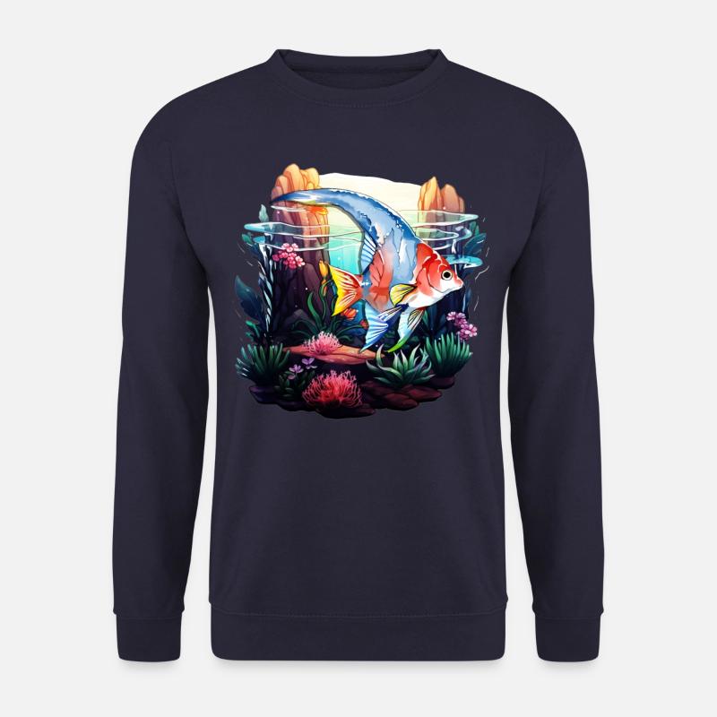 Angelfish - Unisex Sweatshirt - navy